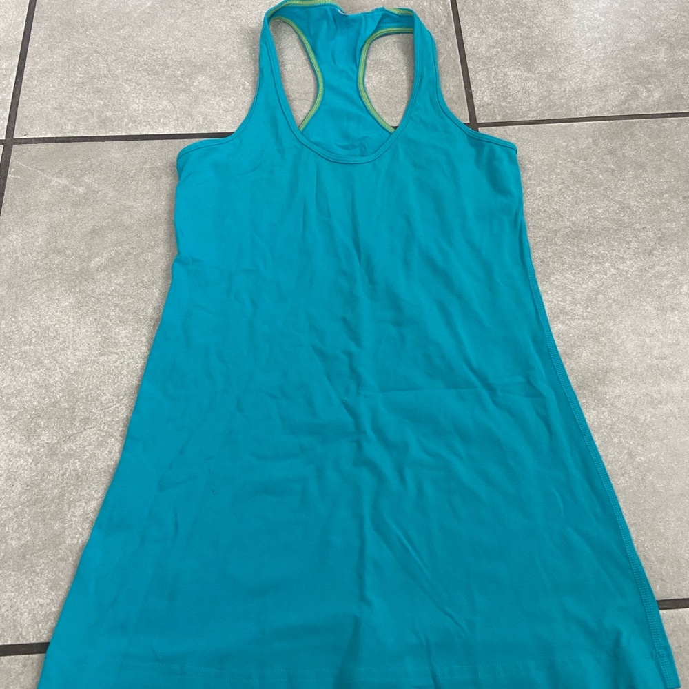 Lululemon Blue Workout Tank Top